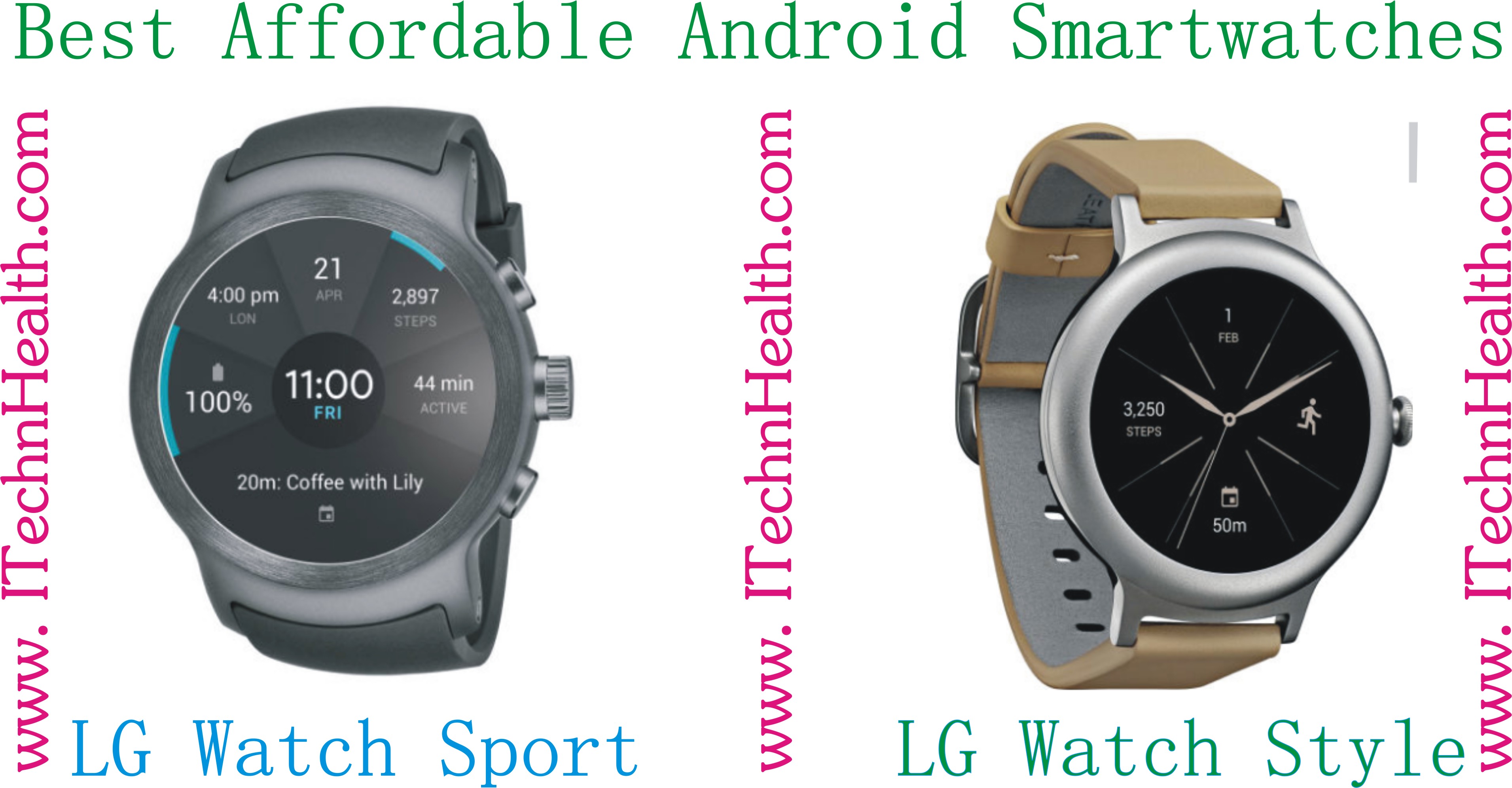 Best Affordable Android Smart Watches, Prices, Specification - iTechnHealth.com