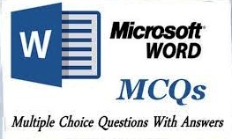 300 MCQ Questions for Microsoft Word In PDF