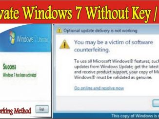 How to Activate Windows 7 & Without any Activation Software 100% Working Technique