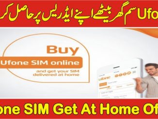 Ufone SIM Home Delivery Online Booking