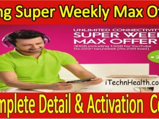 Zong Super Weekly Max Offer Detail, Zong Weekly Packages