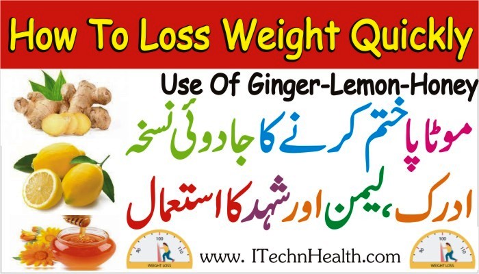 honey and ginger for weight loss