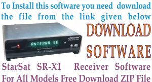 Latest StarSat SR-X1 PRO Receiver Software