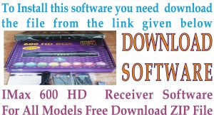 iMAX 600 HD BOX Receiver New software