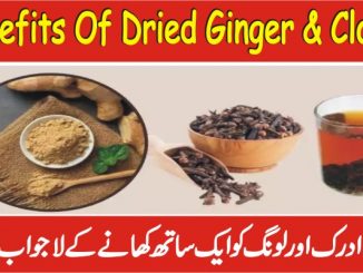 Benefits Of Dried Ginger And Cloves In Urdu