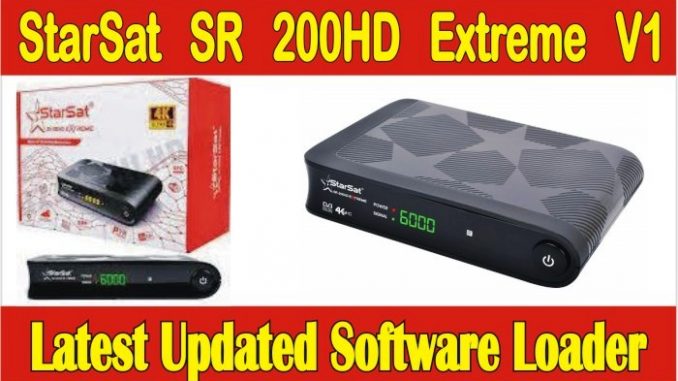 StarSat SR 200HD Extreme V1 Receiver Update Software