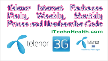 Telenor Internet Packages Daily, Weekly, Monthly