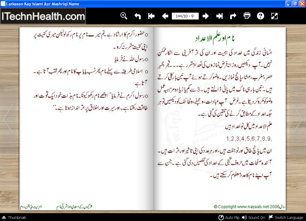 Musalman Bachchon ke Piyare Naam Urdu Names collection with meaning