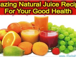 Amazing Natural Juice Recipes For Good Health