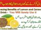 Control Cholesterol Using Lemon and Caraway Drink