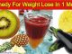 Home Remedy For Weight Lose In Just One Month
