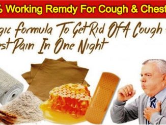 100% Working Remedy To Get Rid Of A Cough And Chest Pain In One Night
