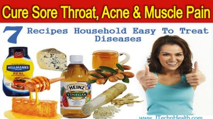 7 Best Remedy To Cure Sore Throat, Acne, Muscle Pain At Home