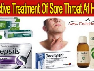 Effective Treatment Of Sore Throat At Home