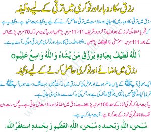 wazifa for get job quickly