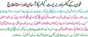 Breast Cancer Ka Ilaj In Urdu