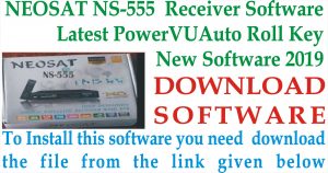NEOSAT NS-555 software update