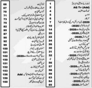 Bara Imamia Jantri 2020 Urdu Jantary