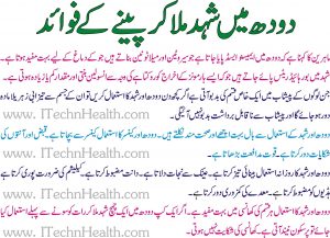 Shaid Aur Dood K Faidy, Benefits of Use of Honey With Milk