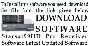 Starsat 99HD Pro Receiver Software