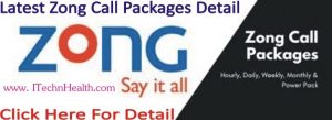 zong monthly call package