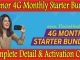 Telenor 4G Monthly Starter Bundle Code