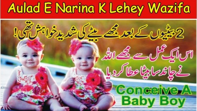 How To Conceive A Baby Boy 100 Percent, Aulad e Narina Hone ka Wazifa Dua