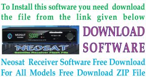 Latest Neosat Receiver Software
