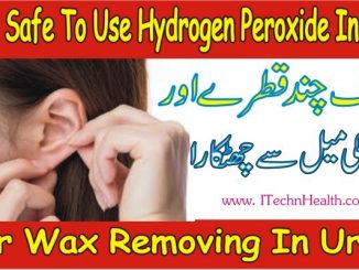 Using Hydrogen Peroxide To Clean Your Ears