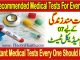07 Most Important Medical Tests Every One Should Know
