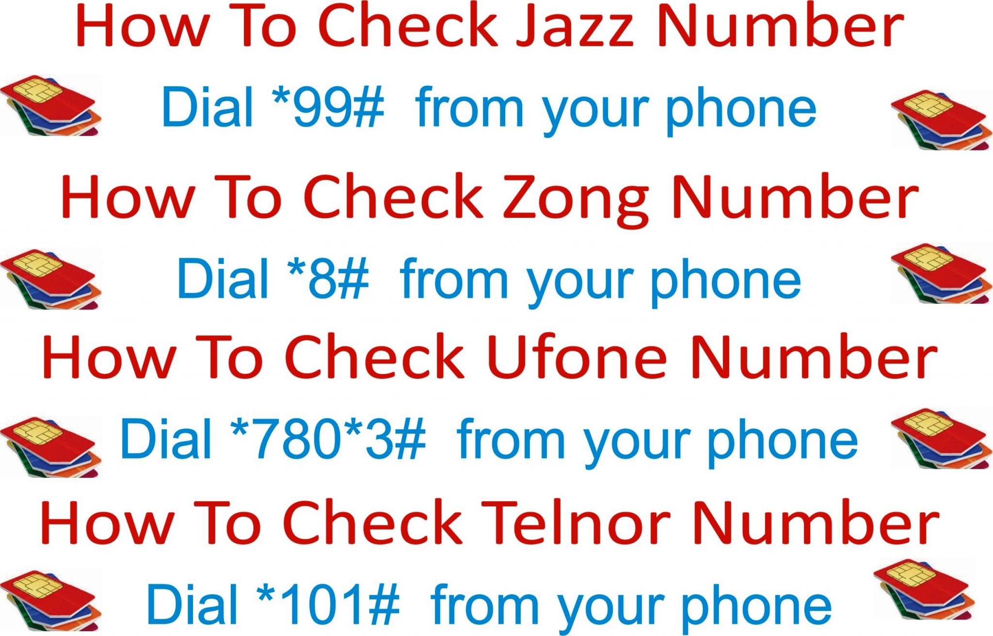 how-to-check-jazz-number-zong-number-ufone-number-telenor-number