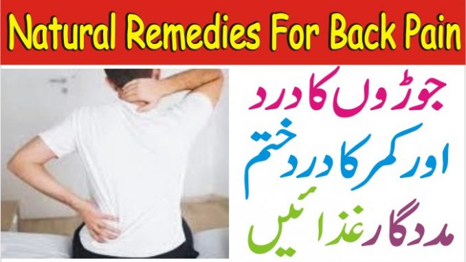 Natural Remedies For Back Pain Home Treatment