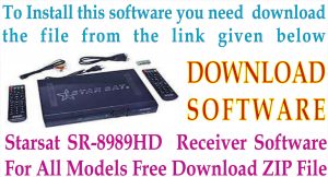 Latest Starsat SR-8989HD Receiver Software