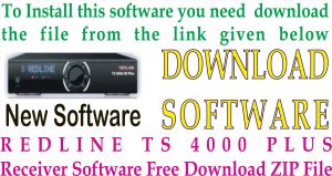 REDLINE TS 4000 PLUS Receiver Software
