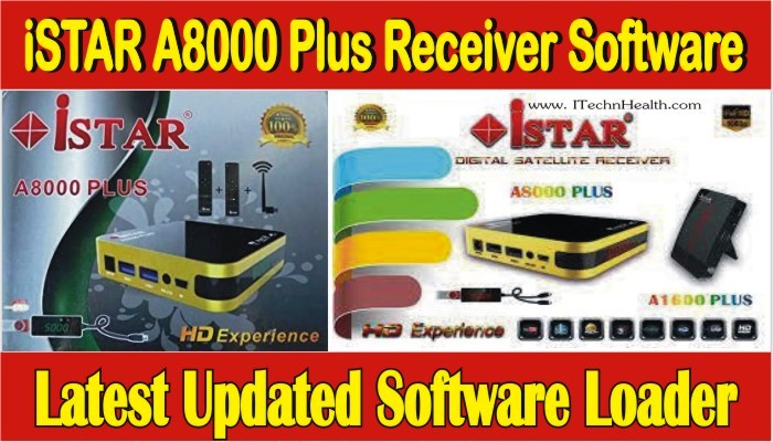 IStar A8000 Plus Boîtier IPTV - Satellite - plus de 5000