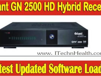 GEANT GN 2500 HD HYBRID Receiver Software Download
