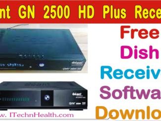 GEANT GN 2500 HD PLUS Receiver Software Download