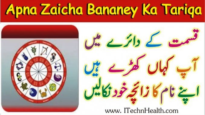Apna Zaicha Bananey Ka Tariqa in Urdu, Zaicha Nikalna, Zaicha Book Free Download