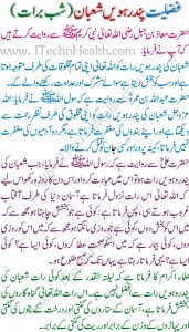 Shab E Barat Ki Fazilat In Urdu