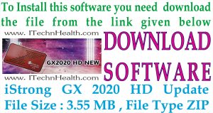 iStrong GX 2020 HD Receiver Software New software