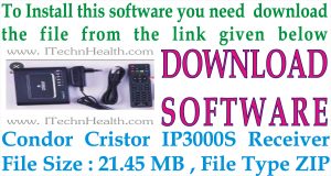 Condor Cristor IP3000S Software