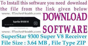 SuperStar 9300 HD Super V8 Receiver Latest Software