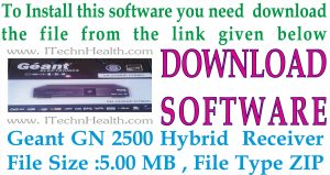 Geant GN 2500 HD Hybrid V2 New Software