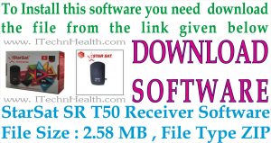 StarSat SR T50 New Software