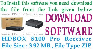 HD BOX S100 PRO Receiver New Software