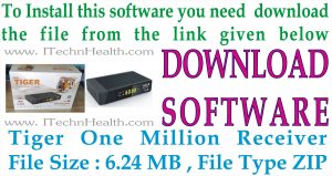 Latest Tiger One Million Receiver Software