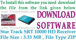 Star Track SRT 10000 HD Software