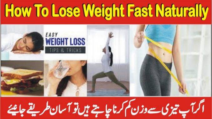 how to lose weight fast naturally and permanently