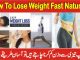 how to lose weight fast naturally and permanently