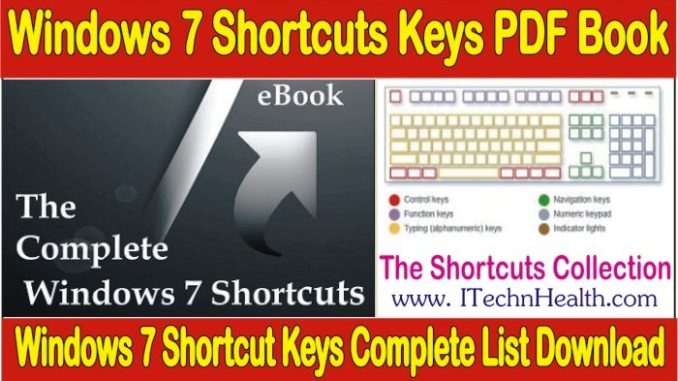Shortcut Keys For Windows 7 PDF Free Download